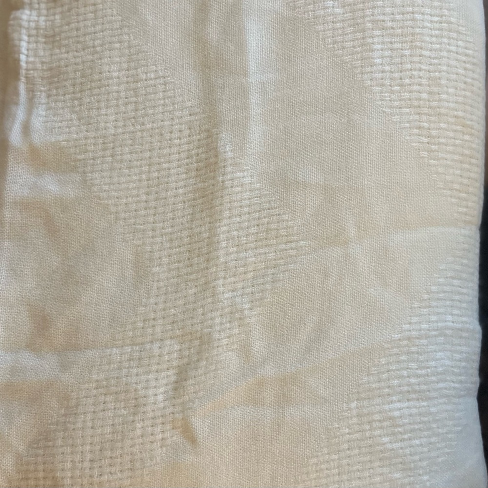 Cream blanket scarf